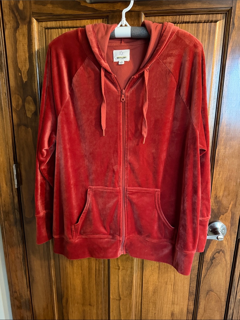 Velour hoodie